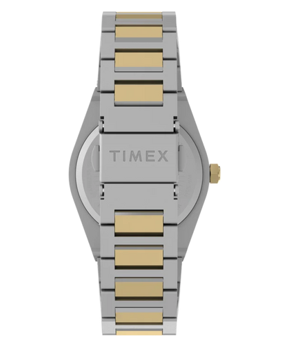 Q Timex Marbella 34mm Stainless Steel Bracelet Watch TW2Y81900
