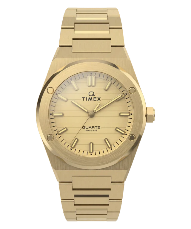 Q Timex Marbella 34mm Stainless Steel Bracelet Watch TW2Y82000