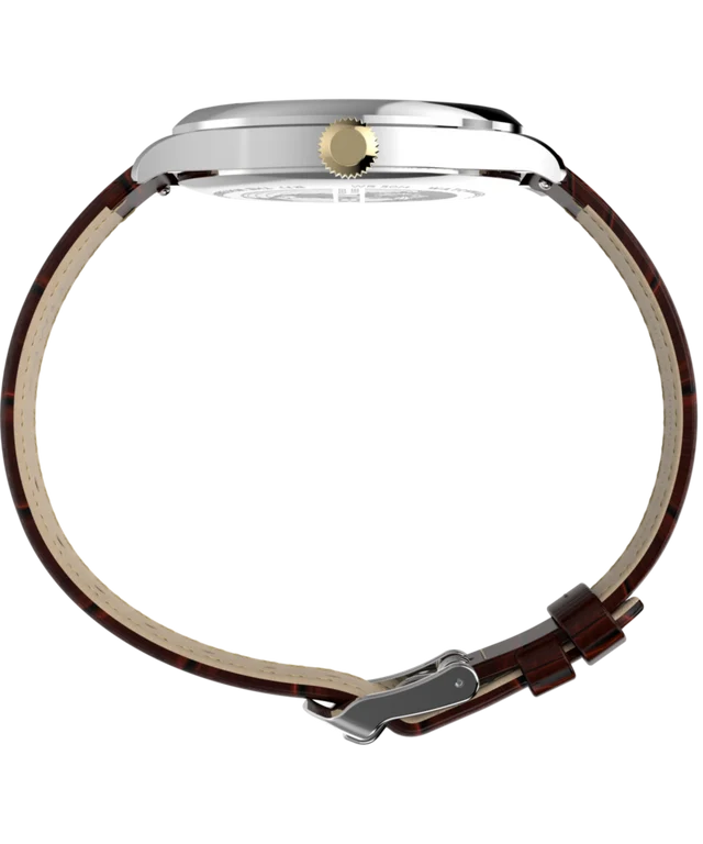 Waterbury Classic 39mm Leather Strap Watch TW2Y92100
