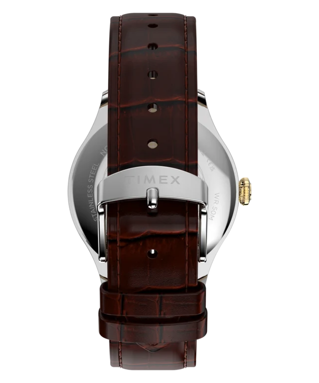 Waterbury Classic 39mm Leather Strap Watch TW2Y92100