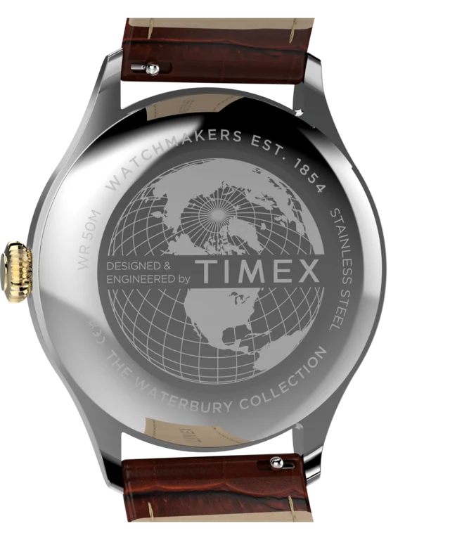 Waterbury Classic 39mm Leather Strap Watch TW2Y92100