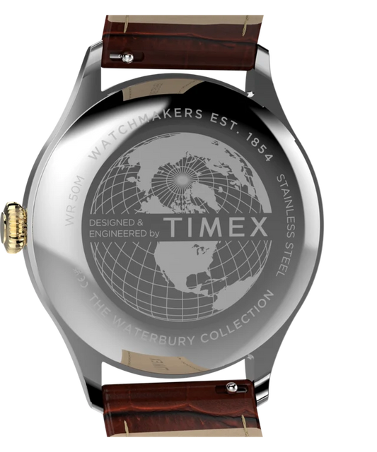 Waterbury Classic 39mm Leather Strap Watch TW2Y92100