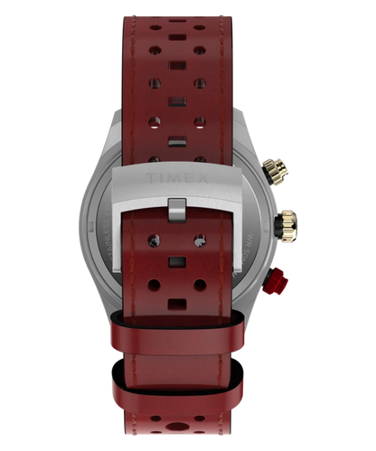 Waterbury Heritage Chronograph 39mm Leather Strap Watch TW2Y93400