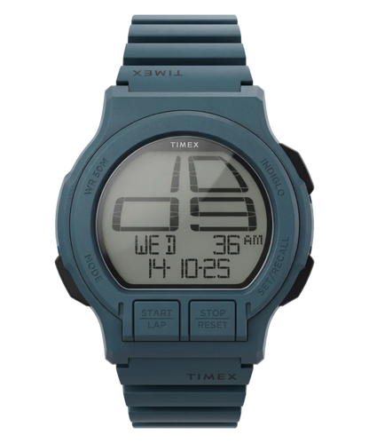 Retroware Digital 46mm Resin Strap Watch