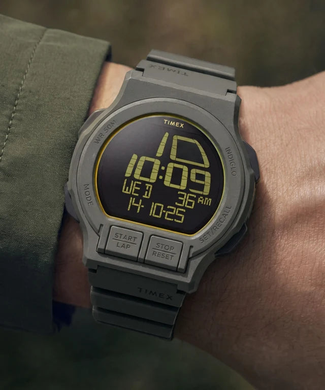 Retroware Digital 46mm Resin Strap Watch TW5M74000