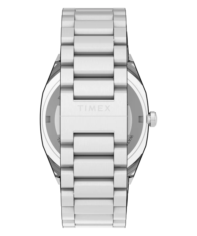 Timex® Automatic E Line 38mm Stainless Steel Bracelet Watch TW6A00500
