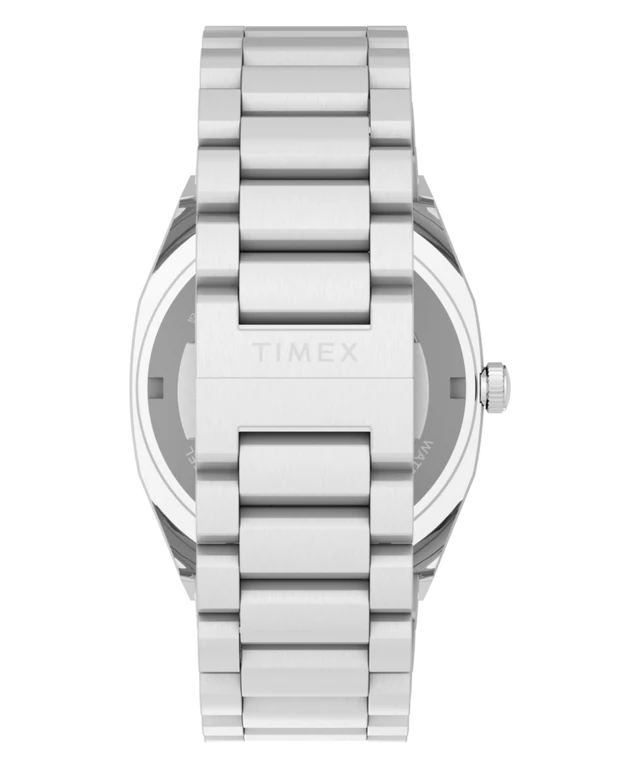 Timex® Automatic E Line 38mm Stainless Steel Bracelet Watch TW6A00700