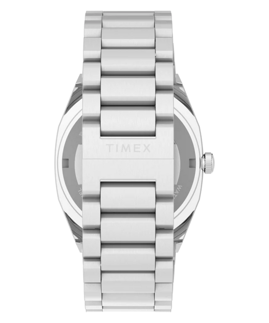 Timex® Automatic E Line 38mm Stainless Steel Bracelet Watch TW6A00700