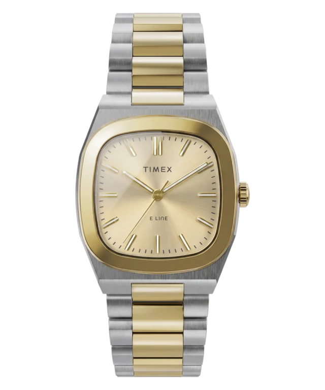 Timex® Quartz E Line 30mm Stainless Steel Bracelet Watch TW6A00800