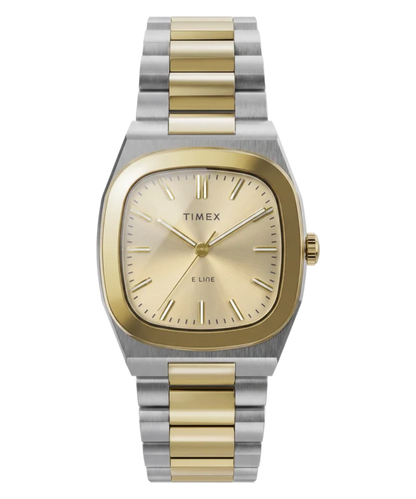 Timex® Quartz E Line 30mm Stainless Steel Bracelet Watch TW6A00800