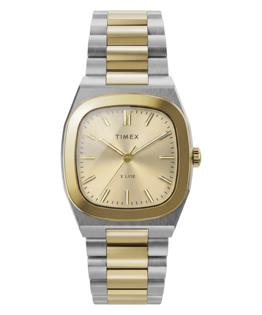 Timex® Quartz E Line 30mm Stainless Steel Bracelet Watch TW6A00800