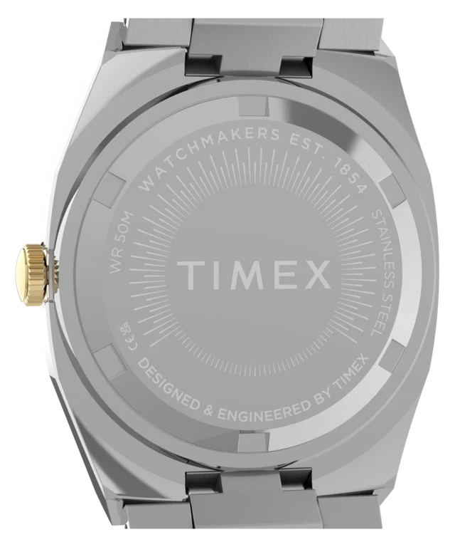 Timex® Quartz E Line 30mm Stainless Steel Bracelet Watch TW6A00800