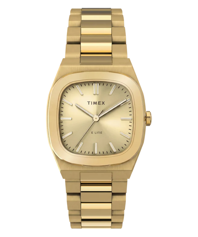Timex® Quartz E Line 30mm Stainless Steel Bracelet Watch TW6A00900