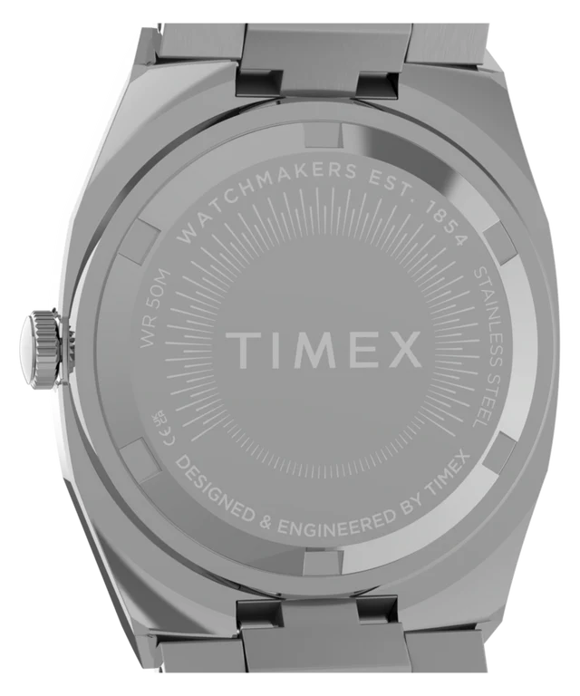 Timex® Quartz E Line 30mm Stainless Steel Bracelet Watch TW6A01000