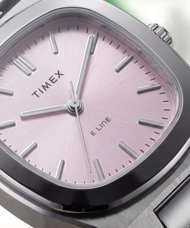 Timex® Quartz E Line 30mm Stainless Steel Bracelet Watch TW6A01000