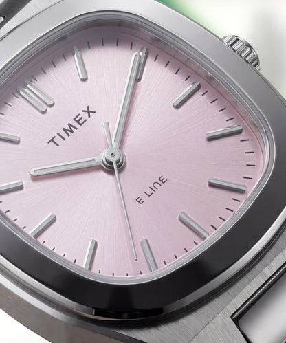 Timex® Quartz E Line 30mm Stainless Steel Bracelet Watch TW6A01000