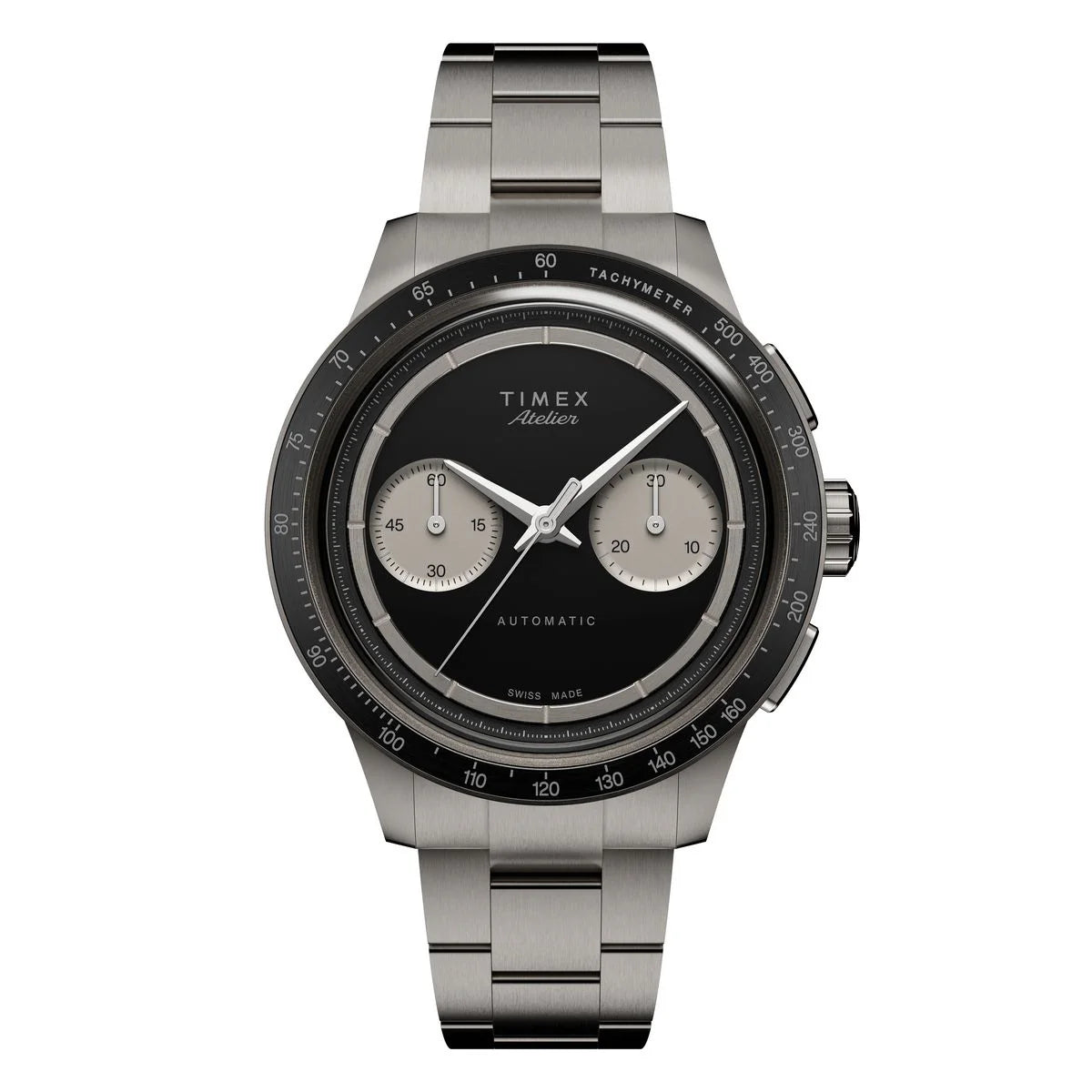 Timex Atelier Chronograph Automatic M1a Ti  42mm Swiss Made Titanium Bracelet