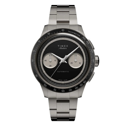 Timex Atelier Chronograph Automatic M1a Ti  42mm Swiss Made Titanium Bracelet