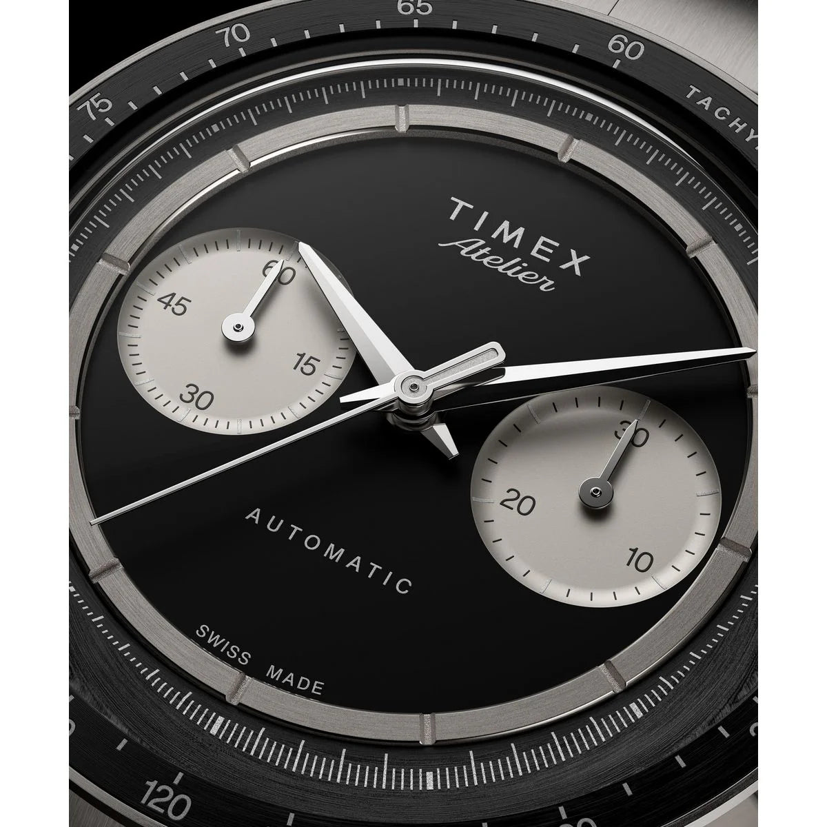 Timex Atelier Chronograph Automatic M1a Ti  42mm Swiss Made Titanium Bracelet