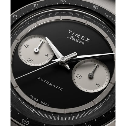 Timex Atelier Chronograph Automatic M1a Ti  42mm Swiss Made Titanium Bracelet