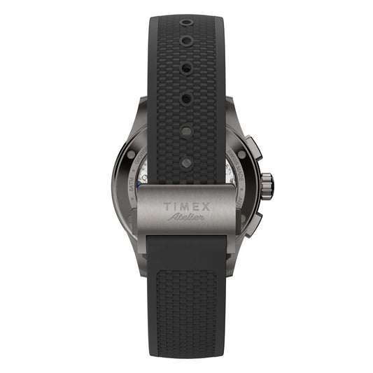 Timex Atelier Chronograph Automatic M1a Ti  42mm Swiss Made NBR Synthetic Rubber Strap