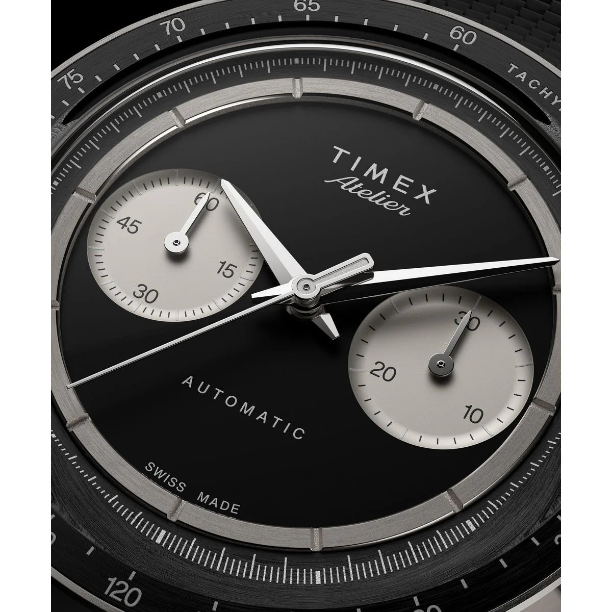 Timex Atelier Chronograph Automatic M1a Ti  42mm Swiss Made NBR Synthetic Rubber Strap