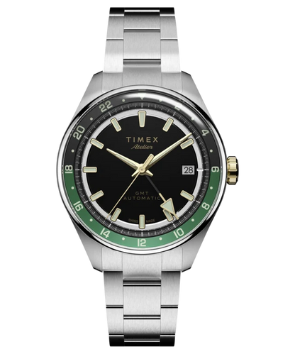 Timex Atelier GMT Première M1a 38mm Swiss Made Automatic Stainless Steel Bracelet