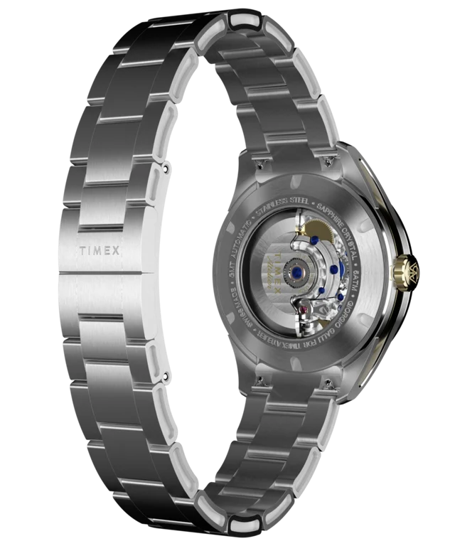 Timex Atelier GMT Première M1a 38mm Swiss Made Automatic Stainless Steel Bracelet