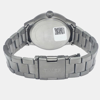 Timex Fashion Men Quartz Grey Dial Chronograph Stainless Steel Watch TWEG19904