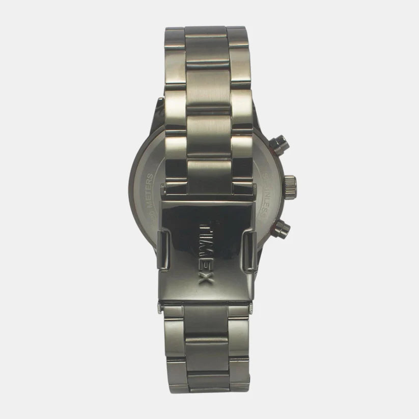 Timex Fashion Men Quartz Orange Dial Chronograph Stainless Steel Watch TWEG19932