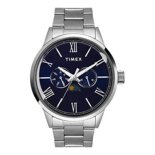 TIMEX Men Blue Round Dial Analog Watch - TWEG19944