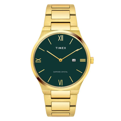 TIMEX Men Green Round Dial Analog Watch - TWEG23605