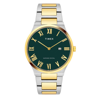 TIMEX Green Round Dial Analog Men's Watch - TWEG23609