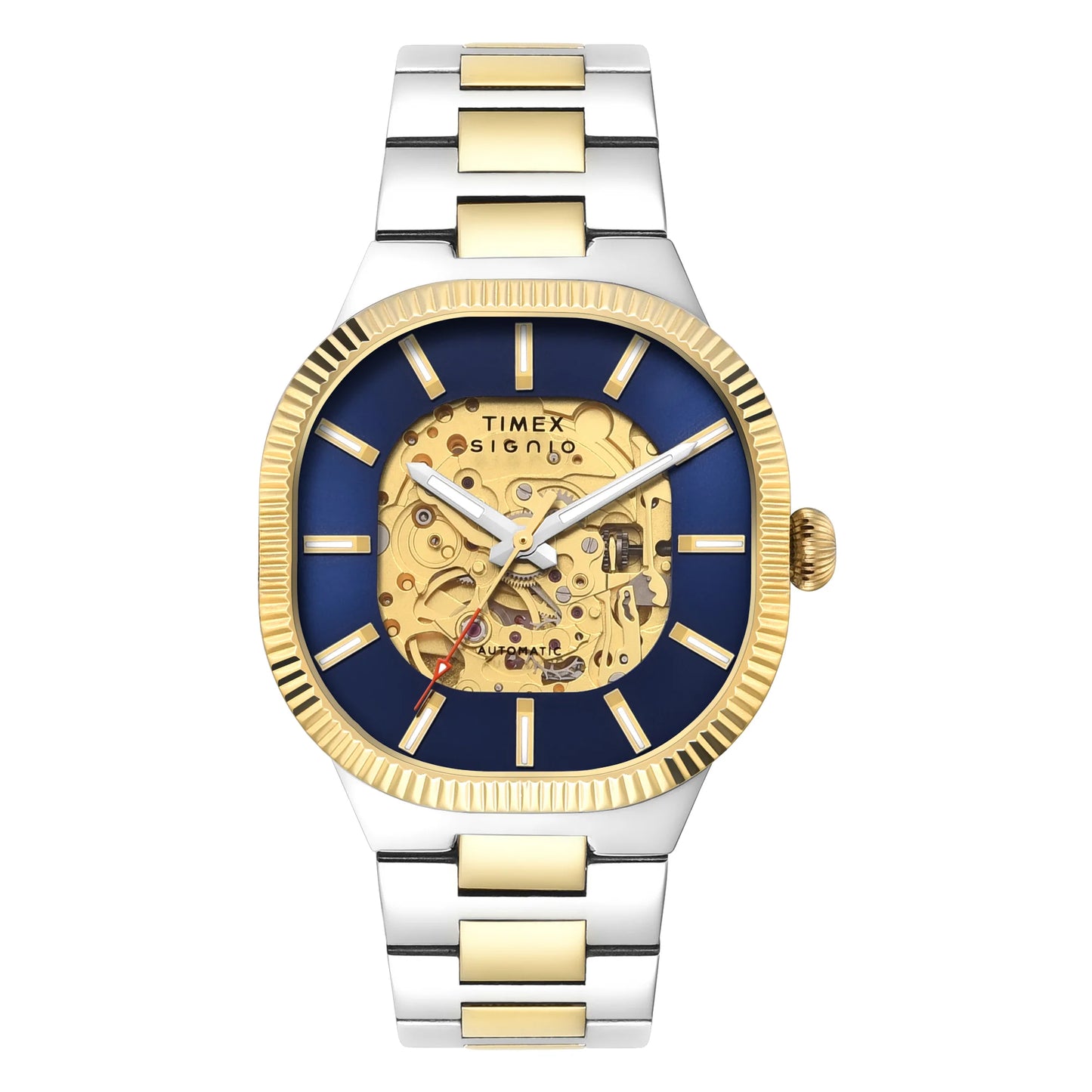 Timex Signio Square 39mm Blue Dial Automatic Men Watch - TWEG24700