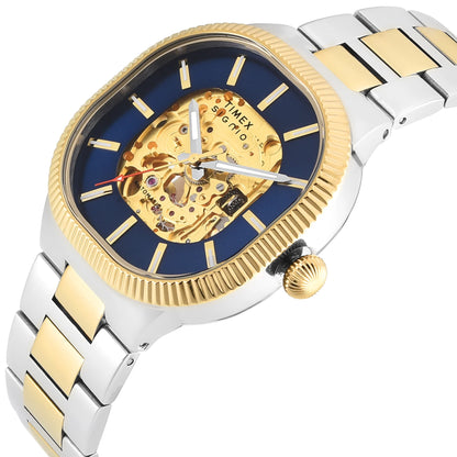 Timex Signio Square 39mm Blue Dial Automatic Men Watch - TWEG24700