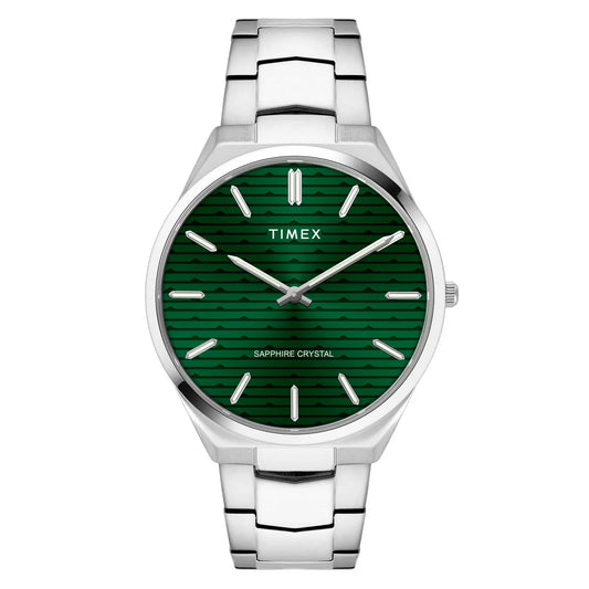 TIMEX Men Green Round Dial Analog Watch - TWEG25800