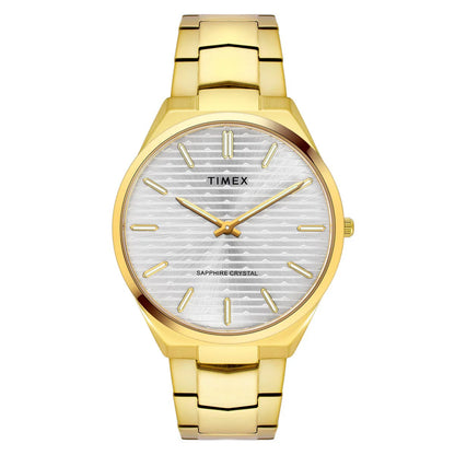 TIMEX Men Silver Round Dial Analog Watch - TWEG25801