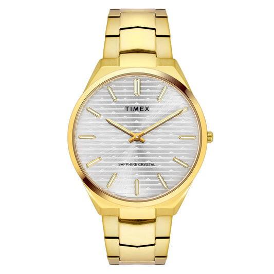 TIMEX Men Silver Round Dial Analog Watch - TWEG25801