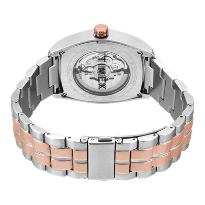 TIMEX Men Silver Rectangle Dial Analog Automatic Watch - TWEG25903
