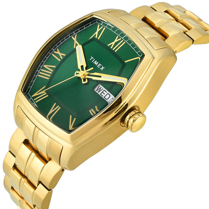 TIMEX Green Tonneau Dial Analog Men's Watch - TWEG25905