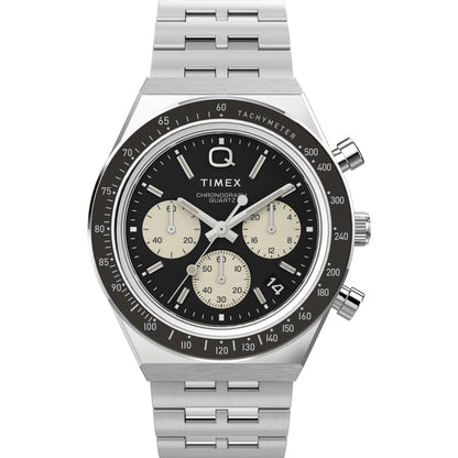 TIMEX Q Black Round Dial Analog Men's Watch - TWEG26402