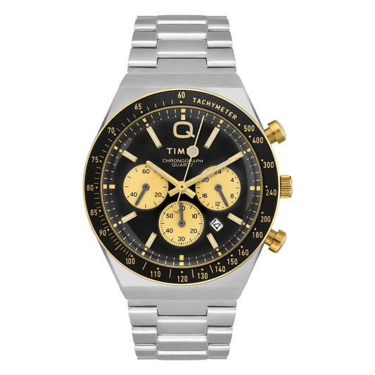 TIMEX Q Diver Inspired Black Round Dial Analog Men's Watch - TWEG26404
