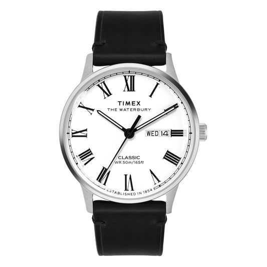 TIMEX WATERBURY White Round Dial Analog Men's Watch - TWEG26503
