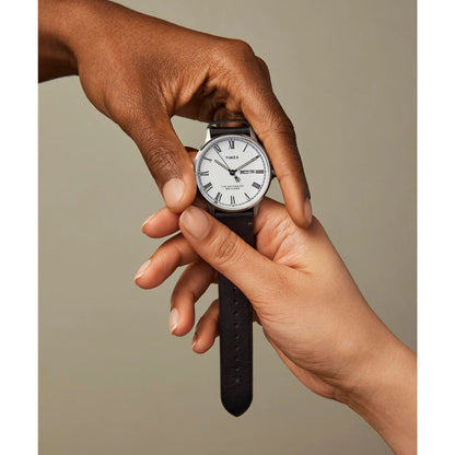 TIMEX WATERBURY White Round Dial Analog Men's Watch - TWEG26503