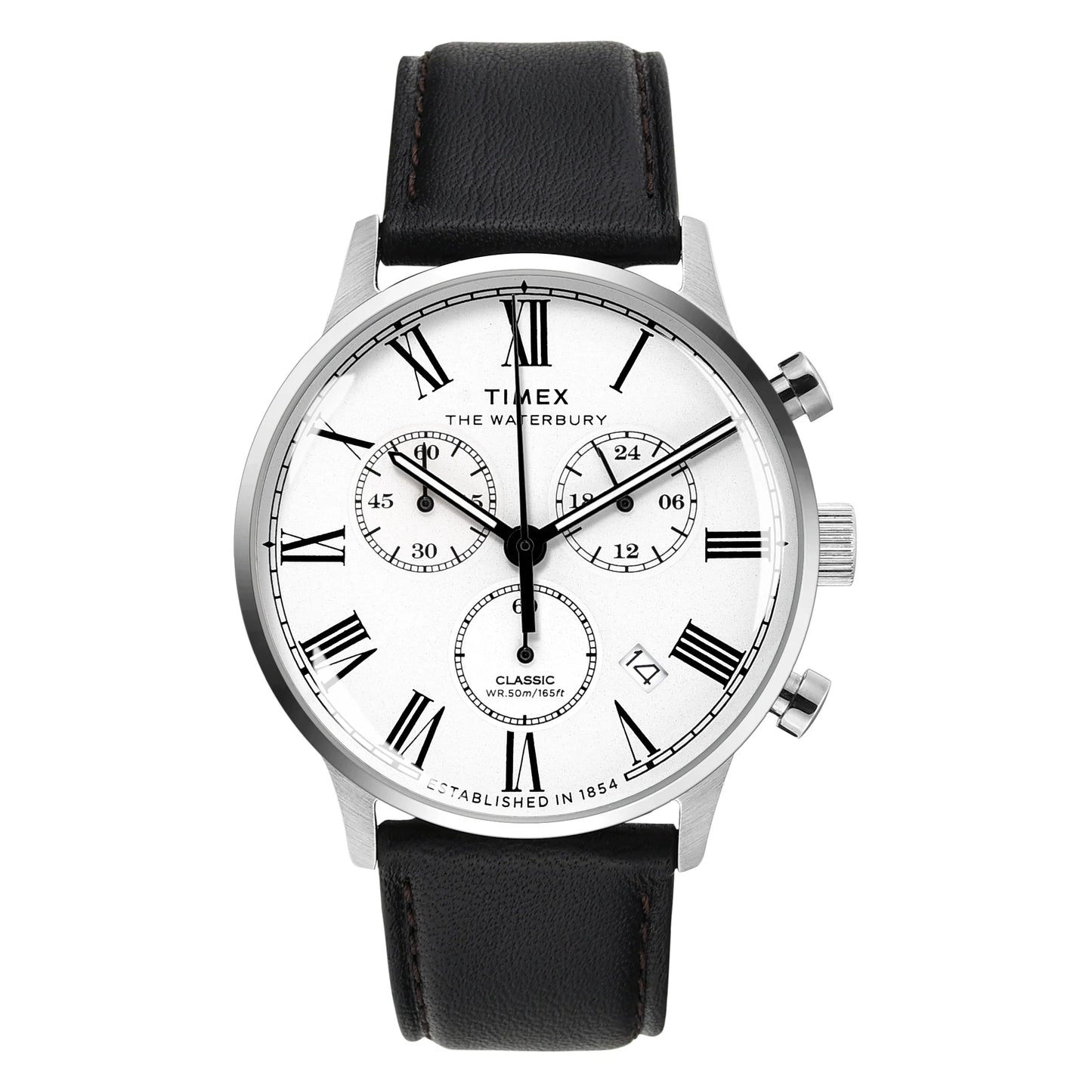 TIMEX WATERBURY White Round Dial Analog Men's Watch - TWEG26600
