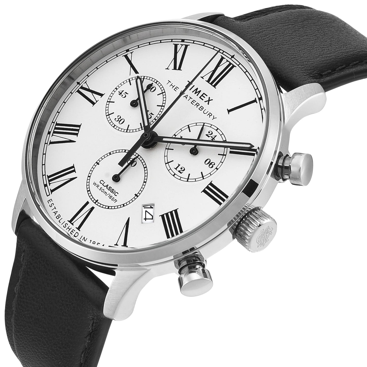 TIMEX WATERBURY White Round Dial Analog Men's Watch - TWEG26600