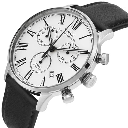 TIMEX WATERBURY White Round Dial Analog Men's Watch - TWEG26600