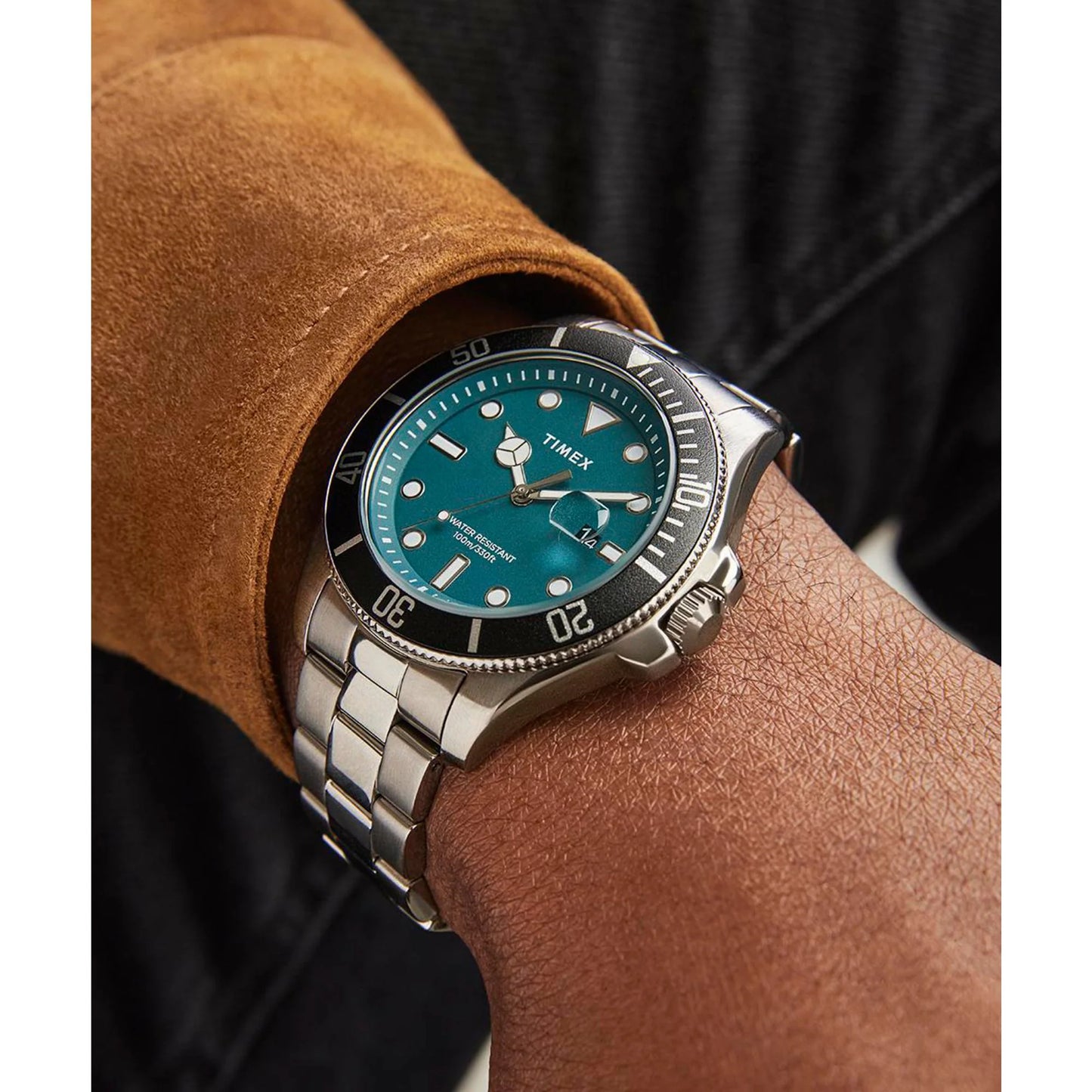 TIMEX TREND Green Round Dial Analog Men's Watch - TWEG27003