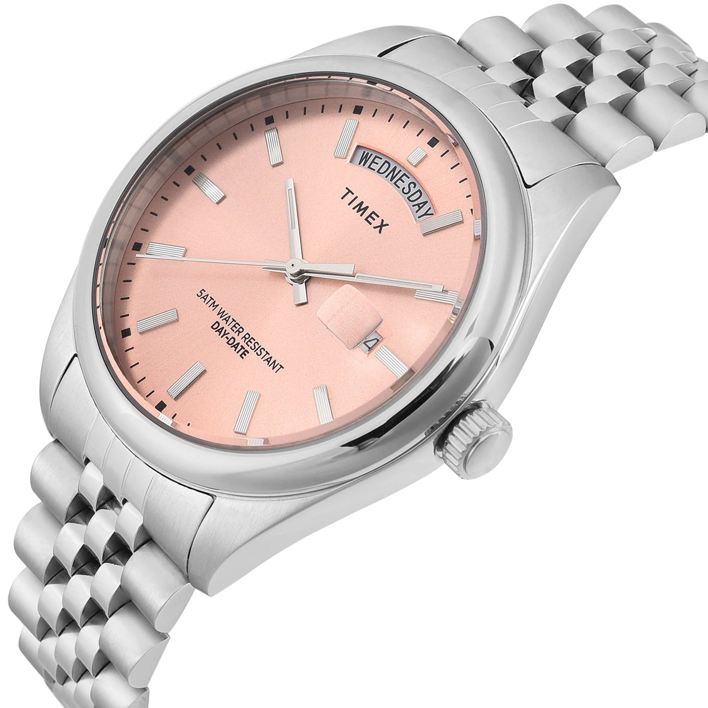 TIMEX TREND Pink Round Dial Analog Men's Watch - TWEG27101