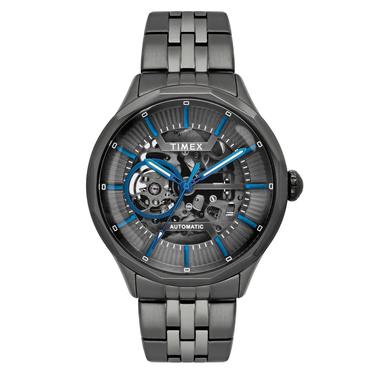 TIMEX Round Grey Dial Analog Automatic Men's Watch - TWEG27601